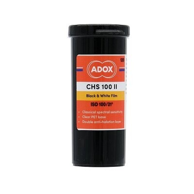 ADOX CHS 100 II orthopanchromatic black and white rollfilm format 120 Expired  08/2027 made in Switzerland