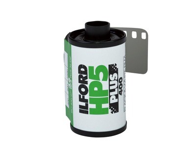 Ilford HP5 Plus Black and White Negative Film (35mm Roll Film, 36 Exposures) expired 04/2029 - Pack: 50 Filme