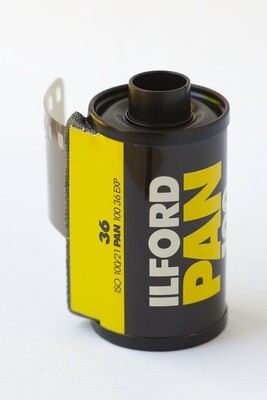 Ilford Pan 100 135/36 Black and White Negative Film Expired 03/2030