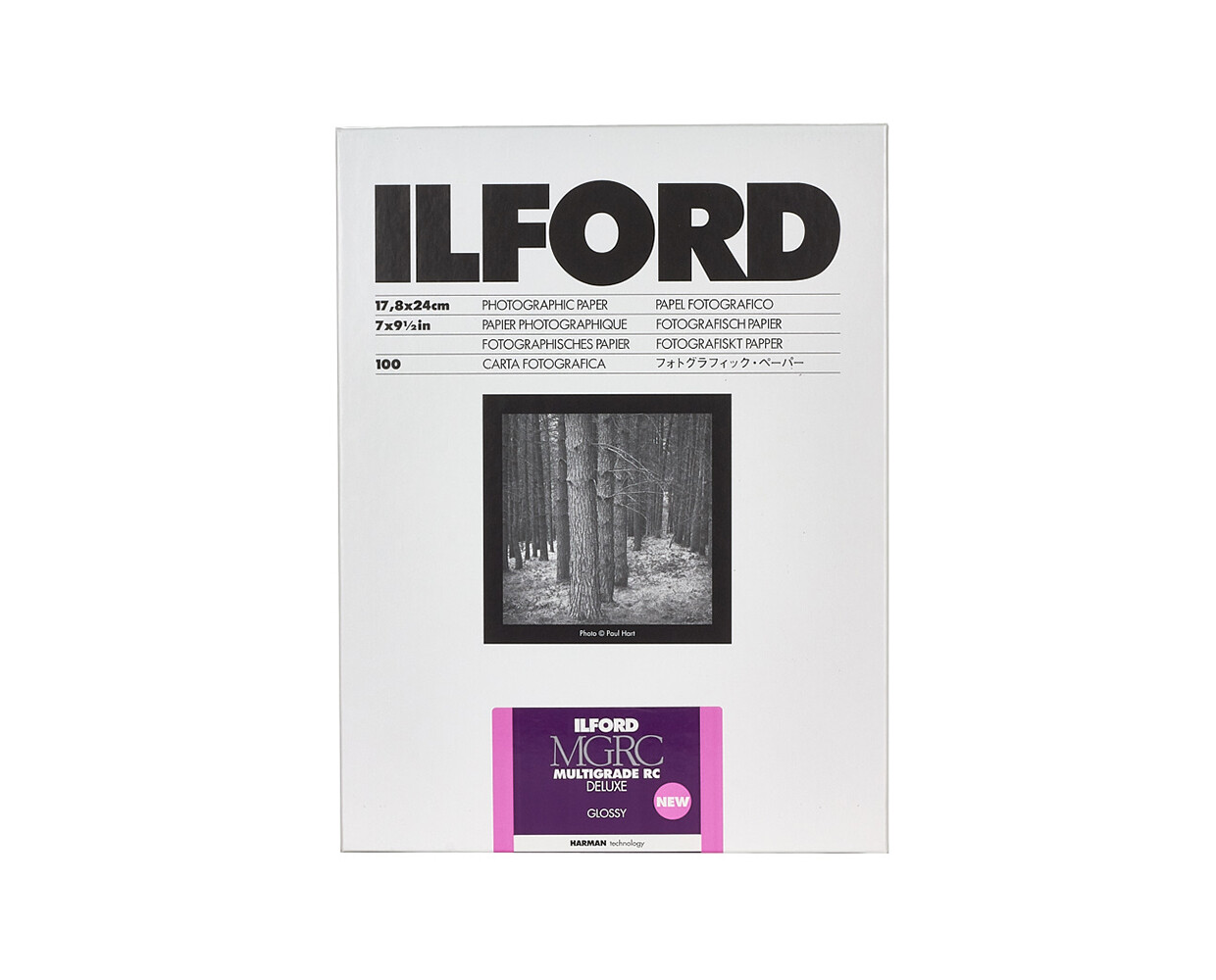 Ilford Multigrade IV 1M Glossy Format 17,8x24cm - 7x9.5 Inch 100 Sheets (1170207)