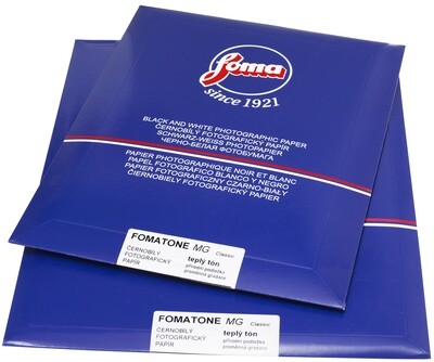 FOMA Fomatone MG 131 Classic warmtone Glossy (Baryt) 20.3x25.4.cm  / 8x10 Inch - 100 sheets - Gradation Variabel