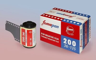 Fomapan 200 Retro Edition Black and White Negative Film 135/36 expired 06/2028