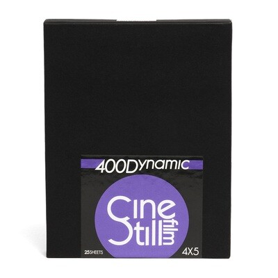 CineStill 400 Dynamic C-41 Format 4x5 Inch 25 sheets Expired 12/2026