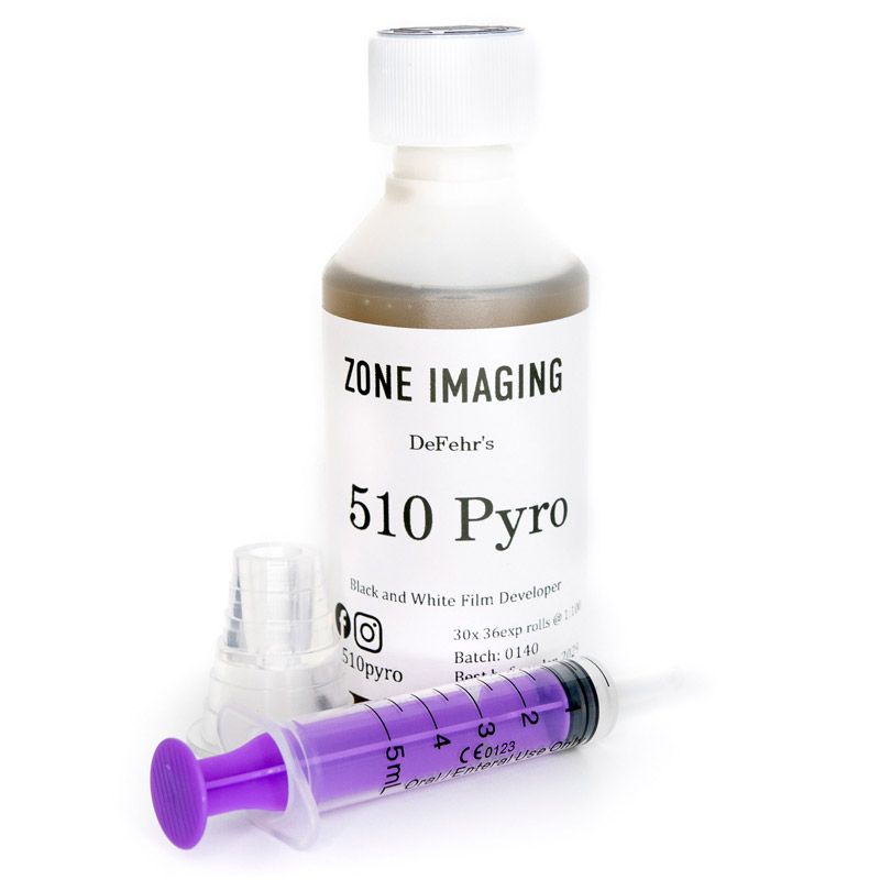 Zone Imaging 510 Pyro Film Developer 100ml with 5ml Syringe ( to use before 04/2030)