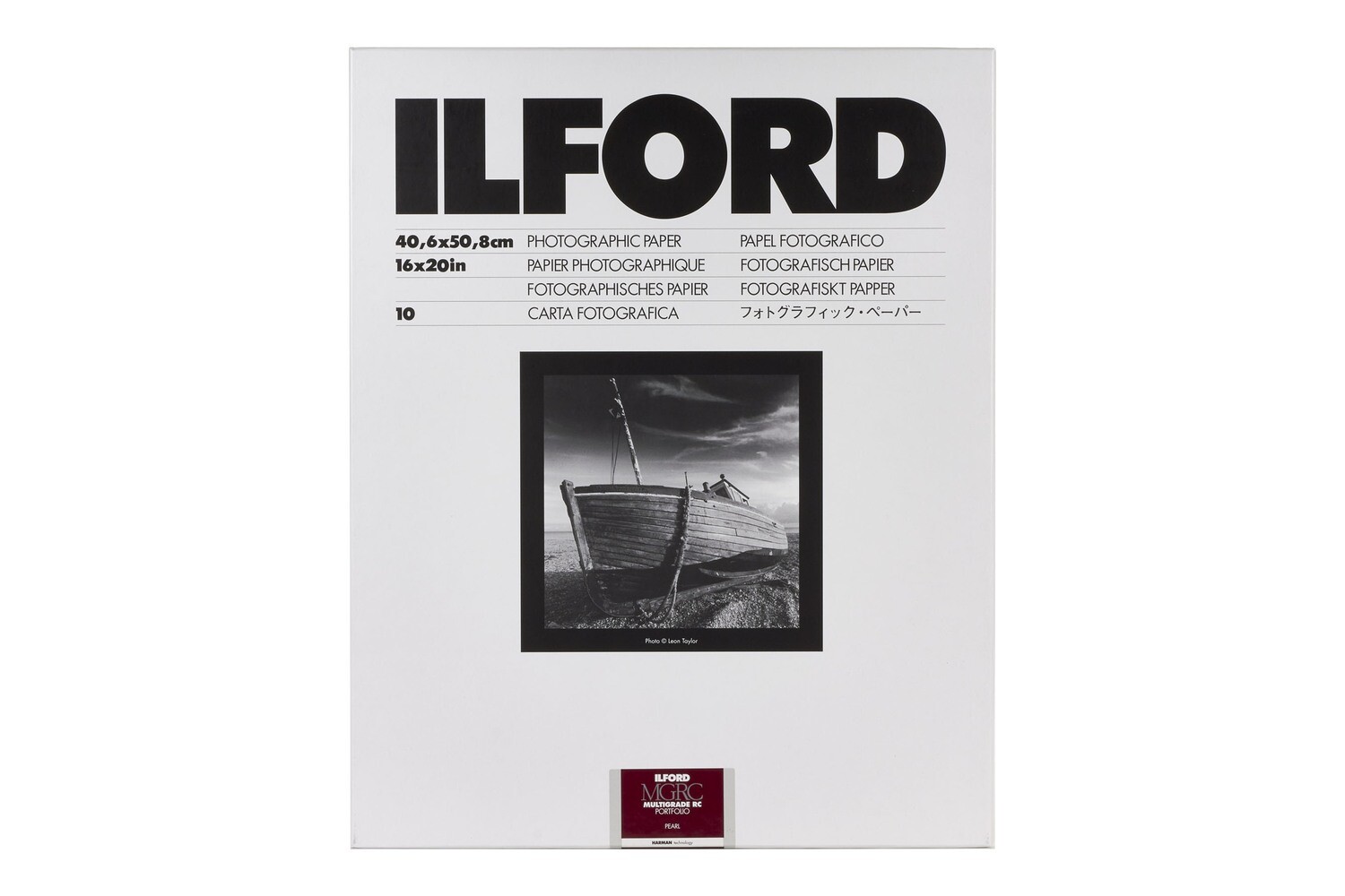 Ilford Multigrade RC Portfolio 255 g/m², 1K glossy, 40.6x50.8 cm - 16x20 Inch, 10 sheets