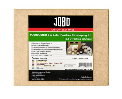 JOBO 9220 E-6 6-Bath Kit for 2.5 litres ( for 20 to 40 films)