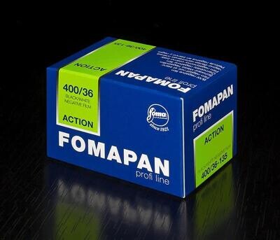 Fomapan 400 Action Black and White Negative Film 135-36 expired 03/2027