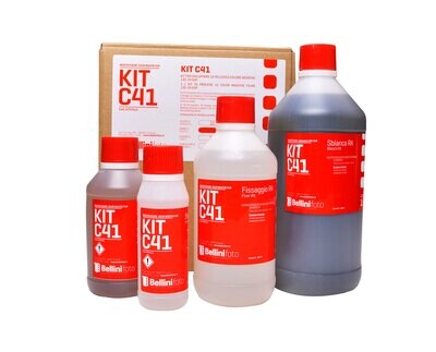 BELLINI C-41, monopart developing kit for colour negative films, 1 litre.