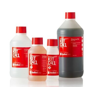 BELLINI C-41, monopart developing kit for colour negative films, 1 litre.