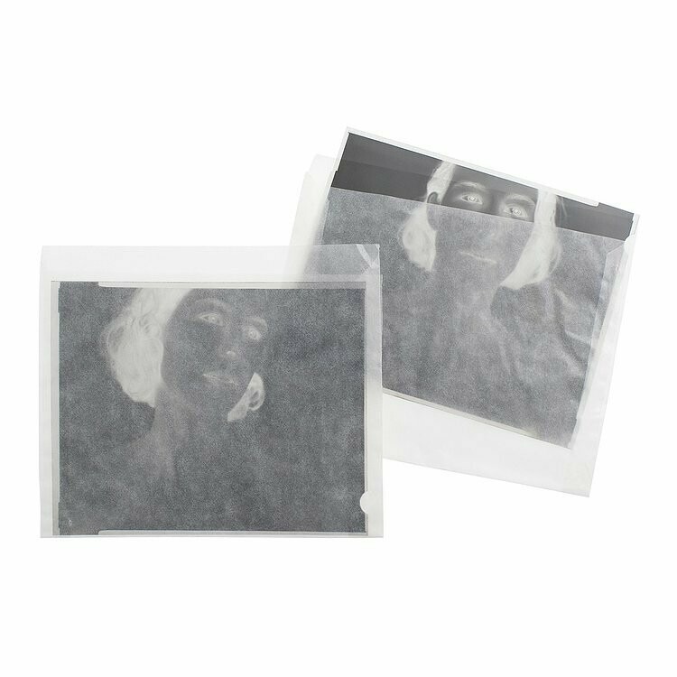 Negative pockets/Pergamine sleeves for 12x16 Inch flat films 100 pack  (30x40 cm)