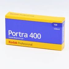 Kodak 120 Professional Portra 400 Color Negative Film Format 120 (Pro Pack, 5 Rolls)  expired 05/2027