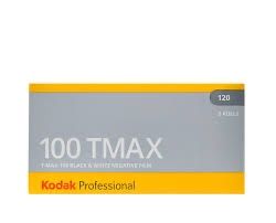 Kodak T-Max 100 Professional Black &amp; White Negative (Print) Film (ISO-100) Format 120 - Pro Pak (5 Rolls)  expired 02/2027