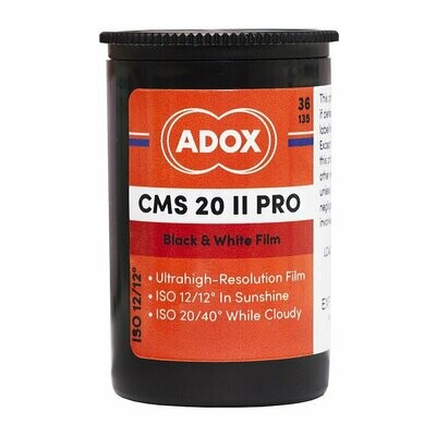 Adox CMS 20 II Pro 135-36 expired 10/2027 - the highest resolution film in the world
