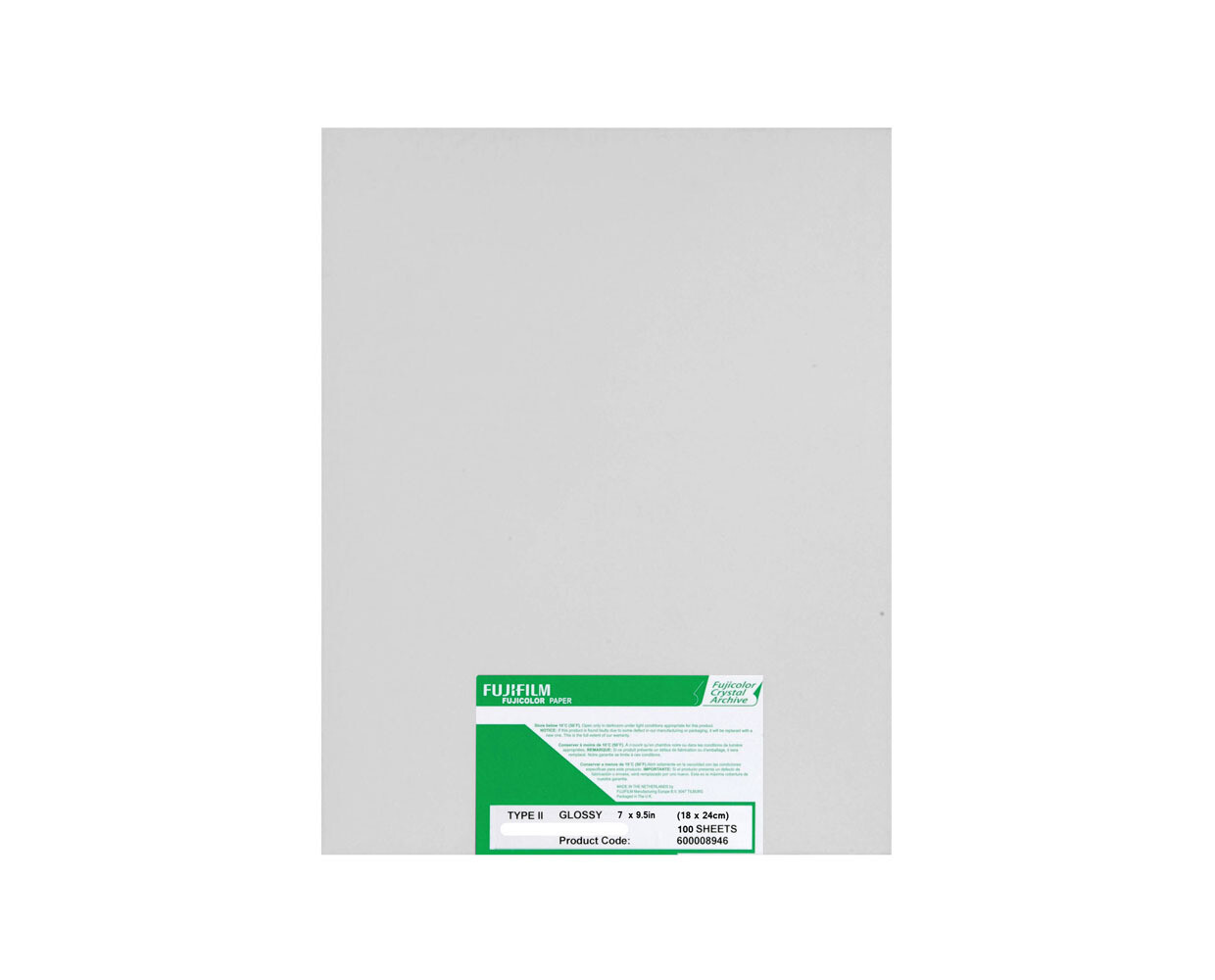FUJIFILM Fujicolor Crystal Archive Type II Paper 20.4x25.4 (8x10") / Brillant, 100 Sheets)