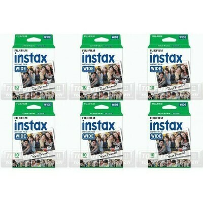 Fujifilm Instax Wide Instant Color Print Film - 60 prints