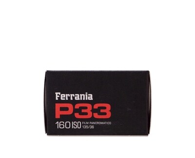 Ferrania P33 black and white 35mm film 135-36 Expired 06/2029