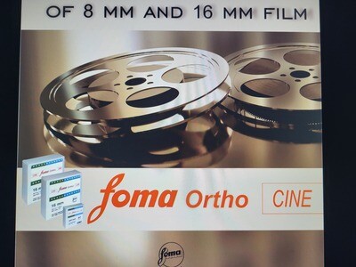 FOMA Cine Ortho 400 16mm/30,5m , perforated on one side