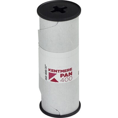 Kentmere Pan 400 Professional Black and White Negative Film Format 120 expired 08/2027 Pack of 10