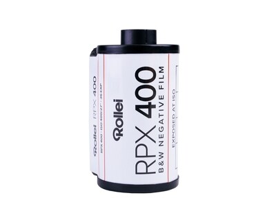 Rollei RPX 400 135-36 Black and White Negative Film Expired 07/2029