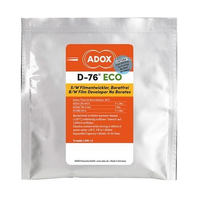 ADOX D-76 ECO Developer (Powder) for Black &amp; White Film - Makes 1 Liter - Alternative for Tetenal Ultrafin Liquid