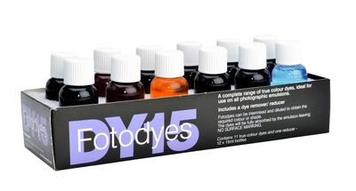 Fotospeed Fotodyes colouring 12 bottles - 11 different colours and 1 eraser