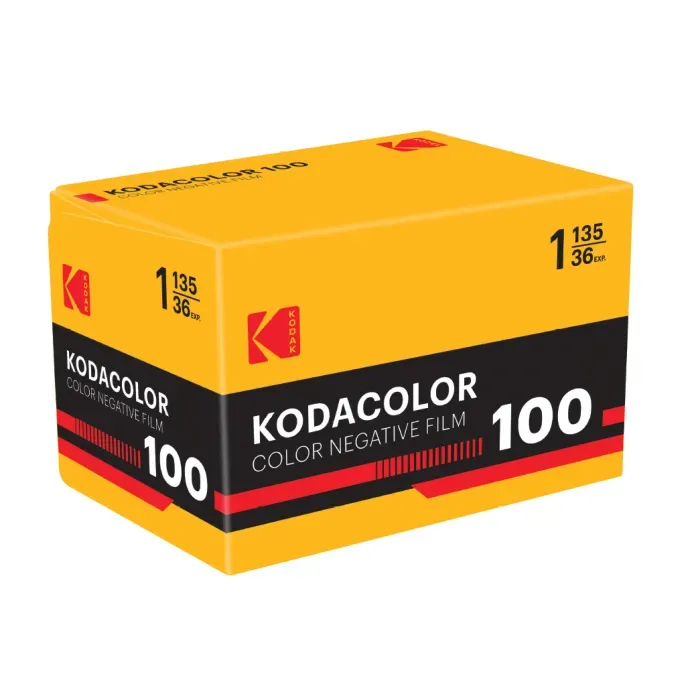Kodak Kodacolor 100 Color Negative Film (35mm Roll Film, 36 Exposures) Expired 12/2027