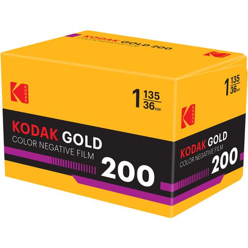 Kodak Eastman GOLD 200 Color Negative Film (35mm Roll Film, 36 Exposures) expired 02/2028