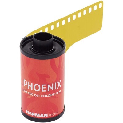 HARMAN technology Phoenix 200 Color Negative Film (35mm Roll Film, 36 Exposures)  expired 09/2028 (available from approximately 10.08.2026)