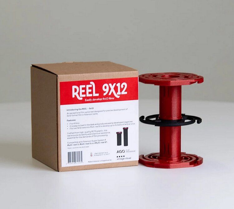 ​Vintage Visual 9x12 cm film roll for Paterson developing tank