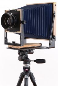 INTREPID 8x10 Camera - Blue Bellows