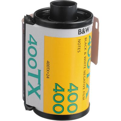 Kodak Eastman Tri-X Pan 400, TX-Pan Black &amp; White Negative Film ISO 400, 35mm Size, 24 Exposure expired 04/202 8 Retro Packaging