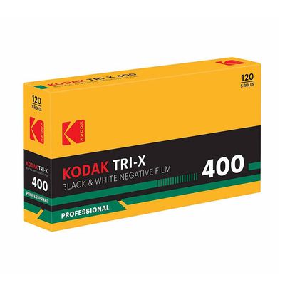 Kodak Eastman Tri-X Pan 400, TX-Pan Black &amp; White Negative Film ISO 400,  format 120mm Size,  expired 07/2028 Retro Packaging