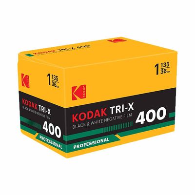 Kodak Eastman Tri-X Pan 400, TX-Pan Black &amp; White Negative Film ISO 400, 35mm Size, 36 Exposure expired 05/2028 Retro Packaging