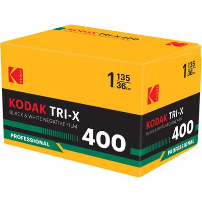 Kodak Eastman Tri-X Pan 400, TX-Pan Black &amp; White Negative Film ISO 400, 35mm Size, 36 Exposure expired 05/2028 Retro Packaging