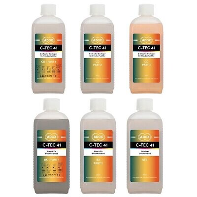 ADOX C-Tec C-41 Color Negative Processsing Kit - 1 Liter + Remjet Remover
