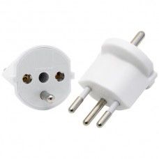 Fixed adapter SchuKo contour plug – T12 white