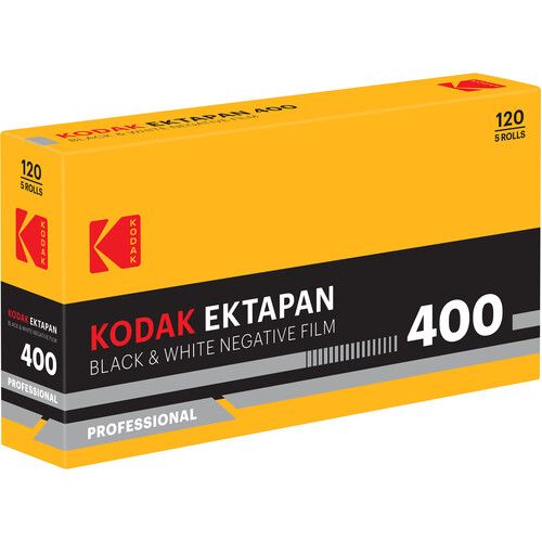 Kodak EKTAPAN 400 Negative (Print) Film - format 120 - 5 rolls expired 03/2027