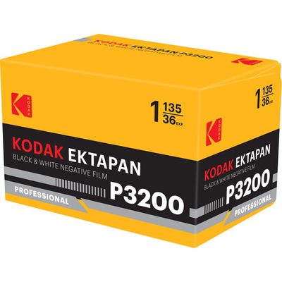 Kodak EKTAPAN P3200 Black and White Negative Film (35mm Roll Film, 36 Exposures)