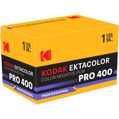 Kodak Ektacolor Pro 400 Color Negative Film (This item is one 36-exposure roll of 35mm film. expired 08/2027