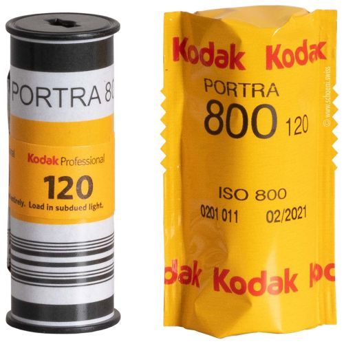 Kodak Ektacolor Pro 800 Color Negative Film (120 Roll Film, 1-Pack) expired 05/2028