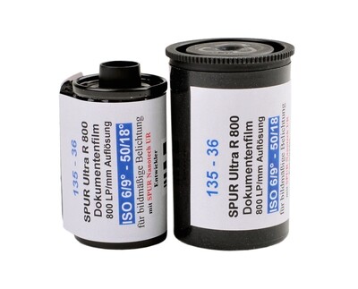 Spur Ultra R 800 135-36  Black and White Negative Film (135-36 Film) expired 02/2027