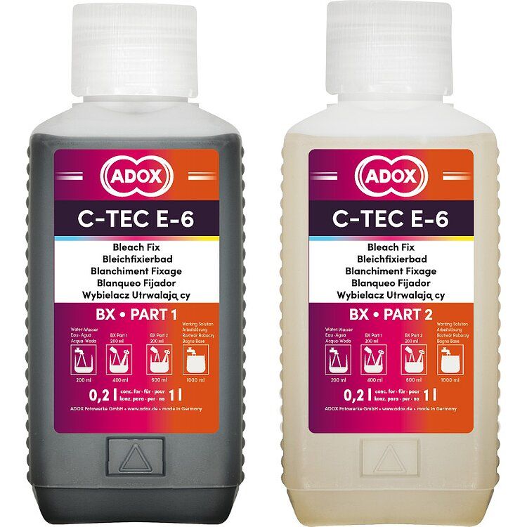 ADOX C-TEC E-6 3-bath kit component: Bleach-fixer bath (BX) sold separately for preparing 1000 ml
