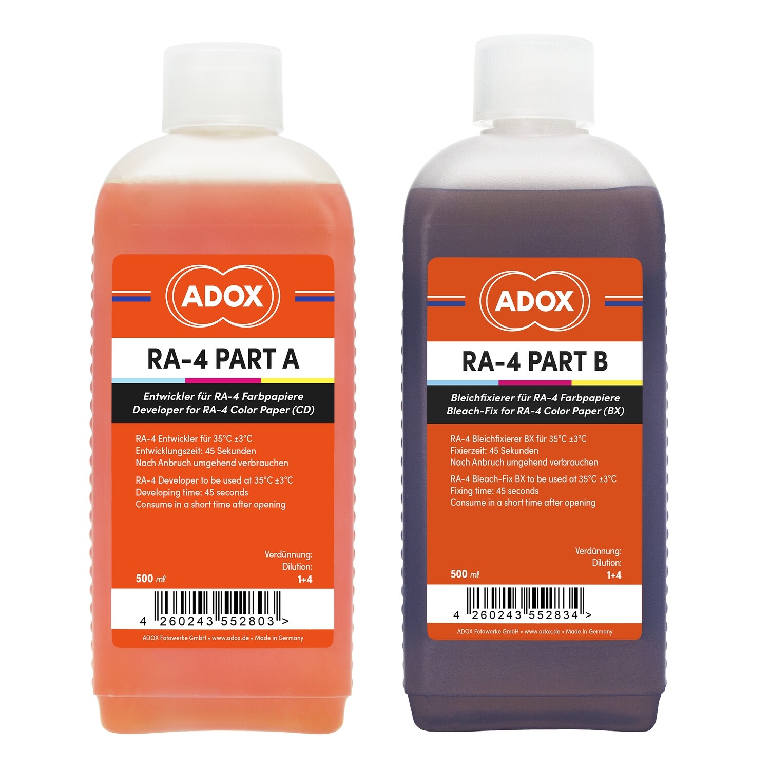 ADOX Colortec RA-4 Print Kit 2.5 Liter - avaiable from 10.09.2026