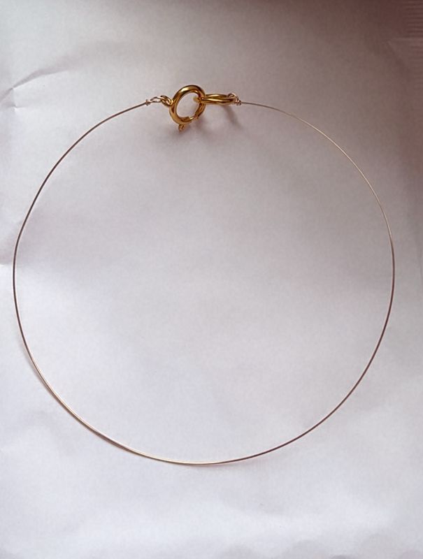 Collier chocker goldfilled