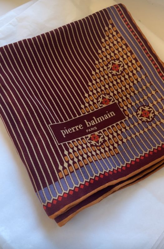 Foulard Balmain soie