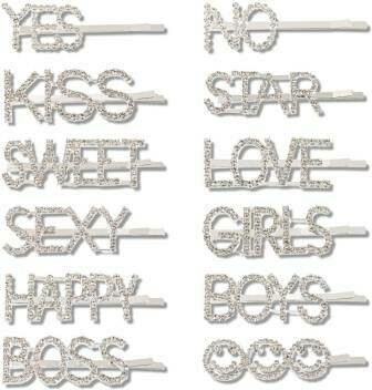 Vsco way silver hair clips