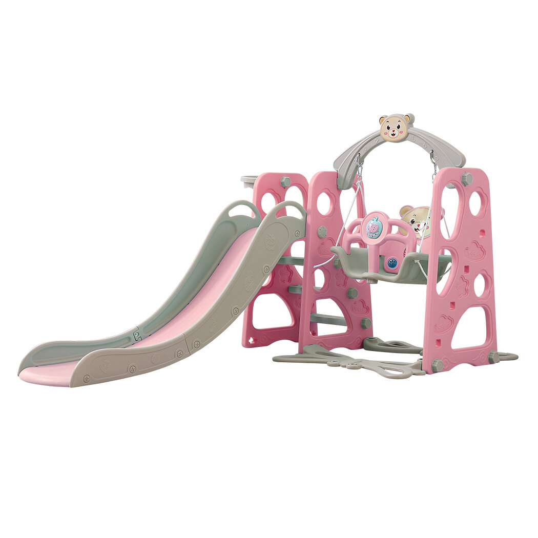 pink baby slide