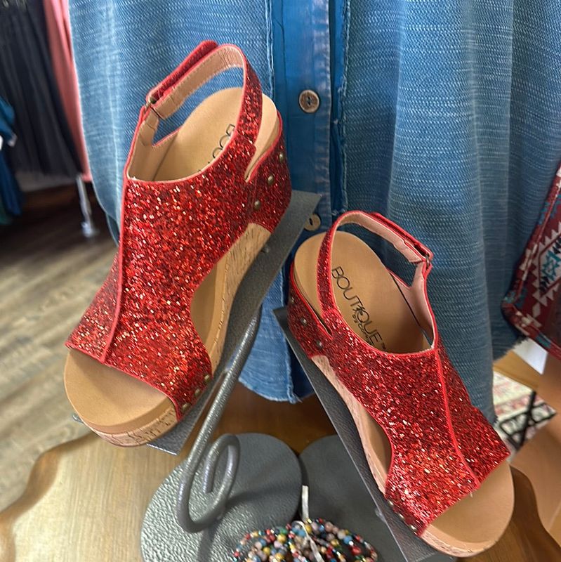 Carley - Red Glitter