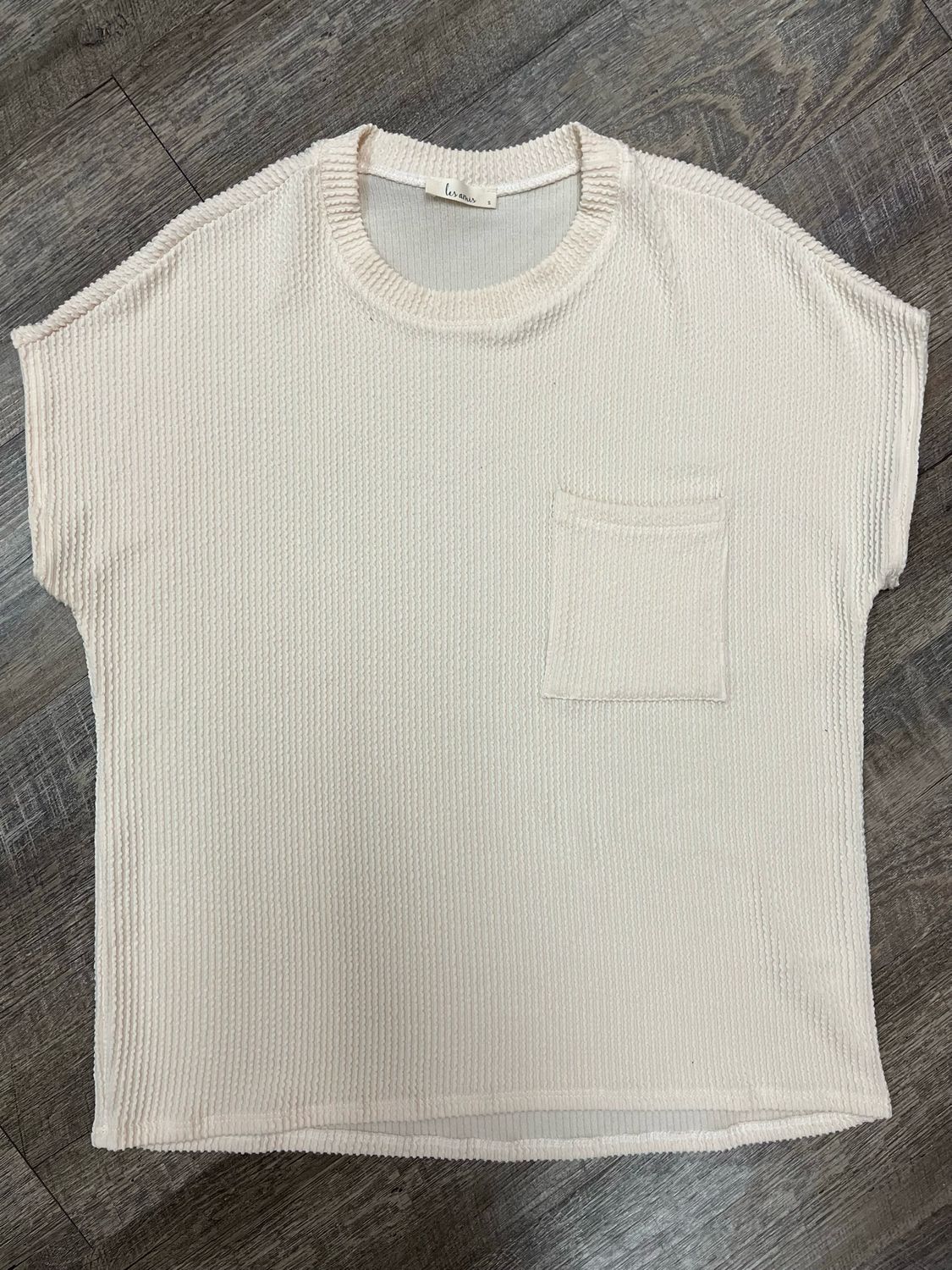 Ivory Waffle Knit