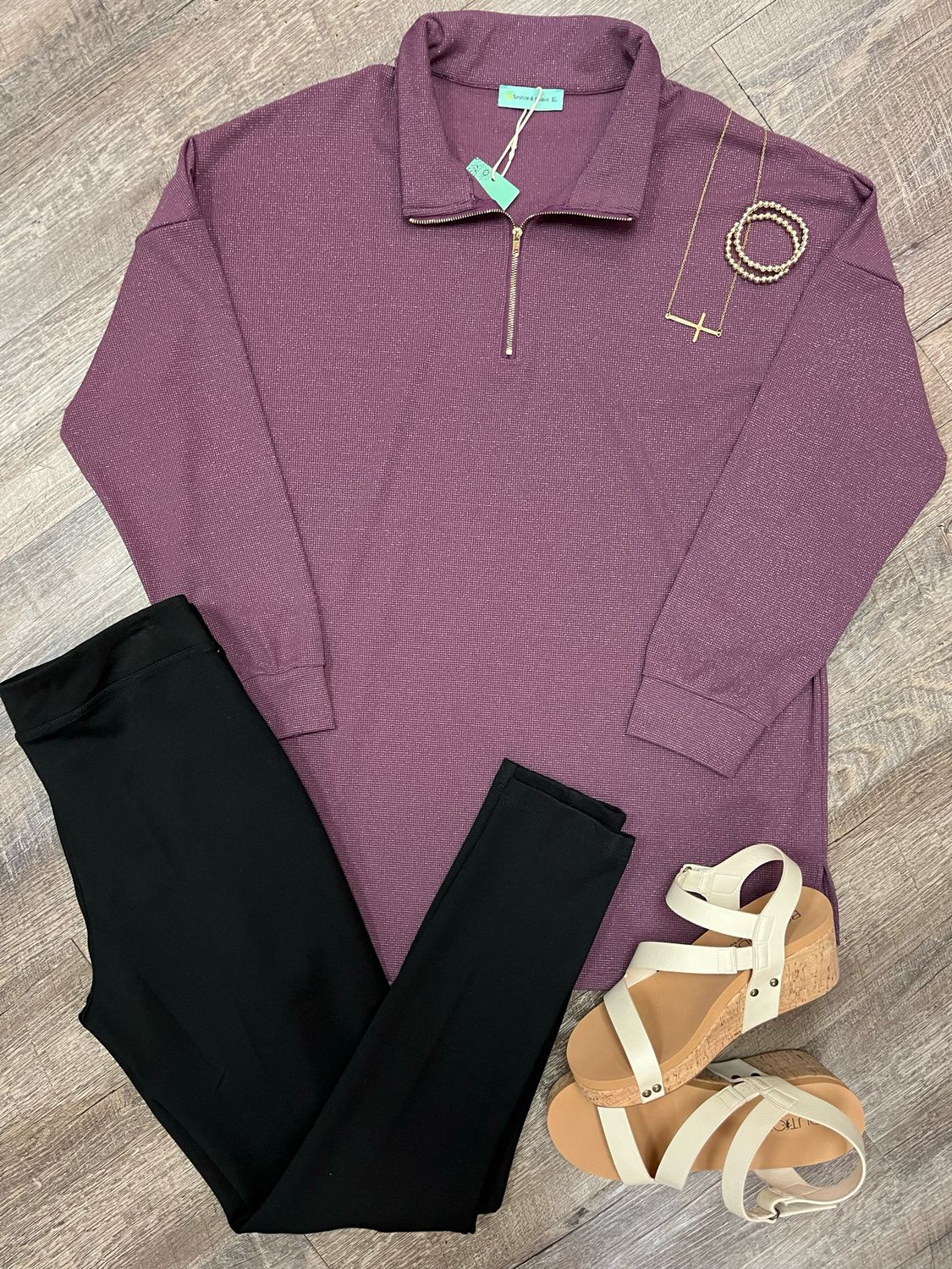 Sparkle Zip Up